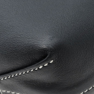 エルメス HERMES ドゥブルセンス 28 ブラック×ブルーニュイ×エタン×コルヴェール シッキム トートバッグ グレー 青 黒 リバーシブル