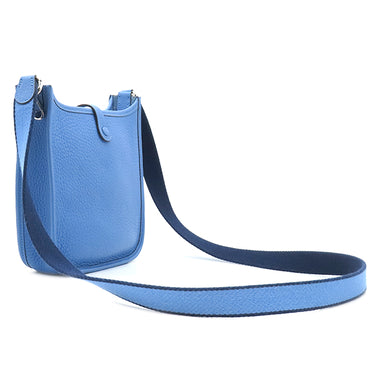 エルメス HERMES エヴリンTPM アマゾン ブルーパラダイス トリヨンクレマンス ショルダーバッグ シルバー金具 青