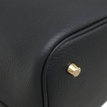エルメス HERMES ピコタンロックMM ブラック トリヨンクレマンス ハンドバッグ ゴールド金具 新品 未使用 黒 2025年製
