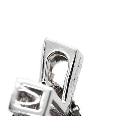 ZOCCAI ダイヤモンド クロス ペンダント ホワイトゴールド K18WG ダイヤモンド ネックレス 十字架 750ＷG バケットカット ブリリアントカット