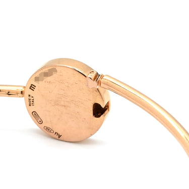 ブルガリ BVLGARI ブルガリ バングル カーネリアン レッド×ピンクゴールド K18PG カーネリアン M ブレスレット AU750 18K PG
