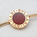 ブルガリ BVLGARI ブルガリ バングル カーネリアン レッド×ピンクゴールド K18PG カーネリアン M ブレスレット AU750 18K PG