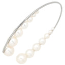 タサキ TASAKI M/G TASAKI パール オープンブレス パールホワイト×シルバー パール PD950 ブレスレット パラジウム メラニー・ジョージャコプロスコラボ 真珠