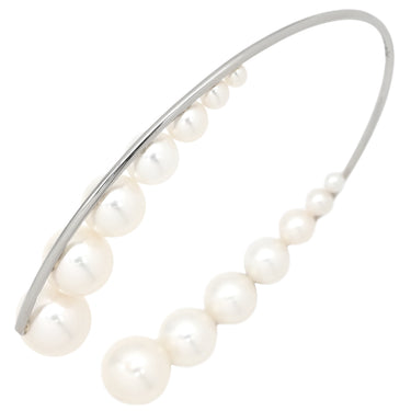 タサキ TASAKI M/G TASAKI パール オープンブレス パールホワイト×シルバー パール PD950 ブレスレット パラジウム メラニー・ジョージャコプロスコラボ 真珠