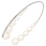 タサキ TASAKI M/G TASAKI パール オープンブレス パールホワイト×シルバー パール PD950 ブレスレット パラジウム メラニー・ジョージャコプロスコラボ 真珠