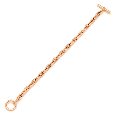 エルメス HERMES シェーヌダンクル TPM ローズゴールド K18PG ブレスレット ピンクゴールド 25コマ 18K 750 PG