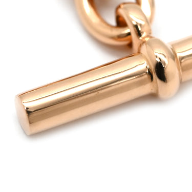 エルメス HERMES シェーヌダンクル TPM ローズゴールド K18PG ブレスレット ピンクゴールド 25コマ 18K 750 PG