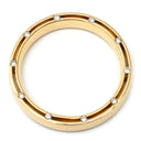 ダミアーニ DAMIANI Dサイド 10Pダイヤモンド イエローゴールド K18YG ダイヤモンド リング 指輪 D.Side ブラッド ピットコラボ 750 18K YG 19号