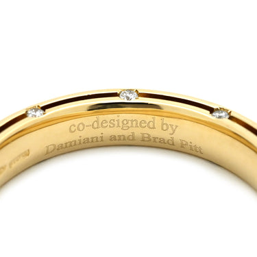 ダミアーニ DAMIANI Dサイド 10Pダイヤモンド イエローゴールド K18YG ダイヤモンド リング 指輪 D.Side ブラッド ピットコラボ 750 18K YG 19号