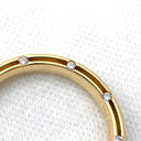 ダミアーニ DAMIANI Dサイド 10Pダイヤモンド イエローゴールド K18YG ダイヤモンド リング 指輪 D.Side ブラッド ピットコラボ 750 18K YG 19号