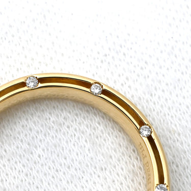 ダミアーニ DAMIANI Dサイド 10Pダイヤモンド イエローゴールド K18YG ダイヤモンド リング 指輪 D.Side ブラッド ピットコラボ 750 18K YG 19号