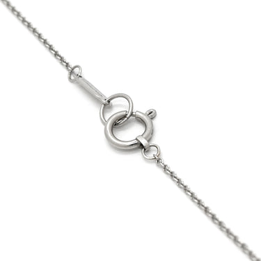 ティファニー Tiffany & Co センチメンタル ハート プラチナシルバー Pt950 ダイヤモンド サファイア ネックレス ダイヤモンド ピンクサファイア プラチナ