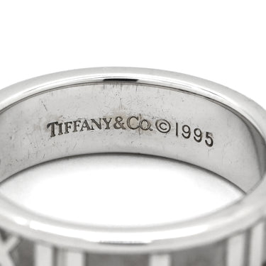 ティファニー Tiffany & Co アトラス 3Pダイヤ ホワイトゴールド K18WG ダイヤモンド リング 指輪 T&Co. 750 7.5号