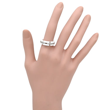 シャネル CHANEL ウルトラリング J12 ホワイト×ホワイトゴールド K18WG ダイヤモンド セラミック T53(JP13) リング 指輪 18K AU750 白セラミック ダイヤモンド 12号
