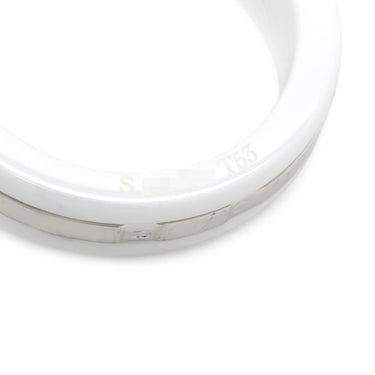 シャネル CHANEL ウルトラリング J12 ホワイト×ホワイトゴールド K18WG ダイヤモンド セラミック T53(JP13) リング 指輪 18K AU750 白セラミック ダイヤモンド 12号