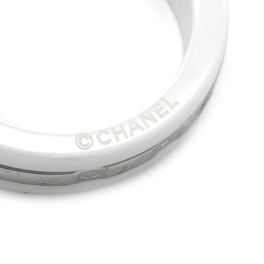 シャネル CHANEL ウルトラリング J12 ホワイト×ホワイトゴールド K18WG ダイヤモンド セラミック T53(JP13) リング 指輪 18K AU750 白セラミック ダイヤモンド 12号