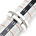 シャネル CHANEL ウルトラリング J12 ホワイト×ホワイトゴールド K18WG ダイヤモンド セラミック T53(JP13) リング 指輪 18K AU750 白セラミック ダイヤモンド 12号