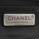 シャネル CHANEL ワイルドステッチ ワンショルダー ブラック キャビアスキン ショルダーバッグ ヴィンテージ金具 黒 青 ココマーク