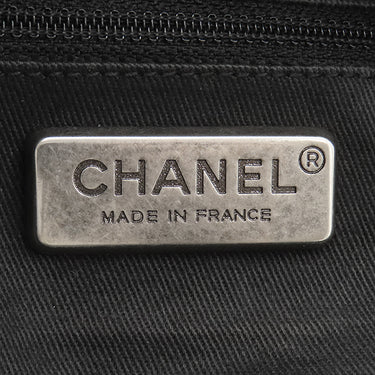 シャネル CHANEL ワイルドステッチ ワンショルダー ブラック キャビアスキン ショルダーバッグ ヴィンテージ金具 黒 青 ココマーク