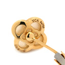 ヴァンクリーフアーペル Van Cleef & Arpels ピュア アルハンブラ VCARA38800 パールホワイト×イエローゴールド K18YG マザーオブパール ピアス 白 750YG 18K シェル