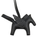 エルメス HERMES ロデオPM ペガサス タッチ ブラック アニョーミロ アリゲーター バッグチャーム 黒 単色 ソーブラック クロコ