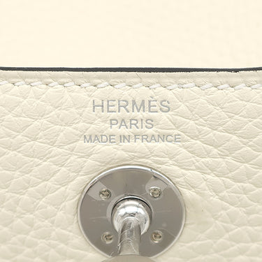 エルメス HERMES リンディ2 ミニ クレーム トリヨンクレマンス ショルダーバッグ シルバー金具 新品 未使用 2026年製