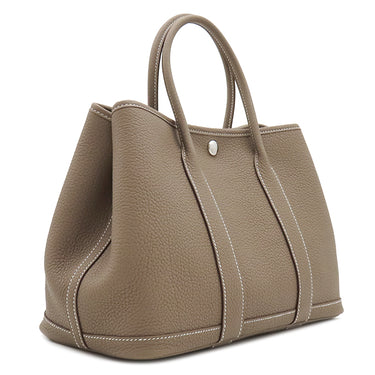 エルメス HERMES ガーデンパーティーTPM エトゥープ ネゴンダ トートバッグ シルバー金具 新品 未使用 グレージュ 2025年製