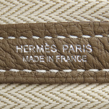 エルメス HERMES ガーデンパーティーTPM エトゥープ ネゴンダ トートバッグ シルバー金具 新品 未使用 グレージュ 2025年製