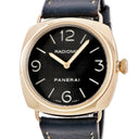 腕時計 パネライ PANERAI ラジオミール ベース PAM00231 K番 手巻き メンズ OH済 K番 K18PG無垢 ブラック アラビア バー シースルーバック