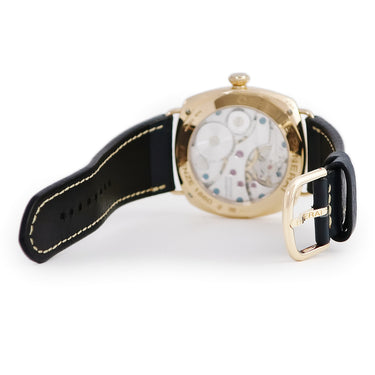 腕時計 パネライ PANERAI ラジオミール ベース PAM00231 K番 手巻き メンズ OH済 K番 K18PG無垢 ブラック アラビア バー シースルーバック