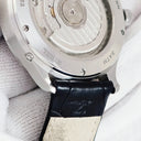 腕時計 ユンハンス JUNGHANS アタッシェ アジェンダ 027/4762.00 自動巻き メンズ ブラック デイデイト パワーリザーブインジケーター