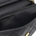 シャネル CHANEL マトラッセ チェーンウォレット ブラック ラムスキン チェーンウォレット ゴールド金具 黒