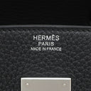 エルメス HERMES バーキン30 ブラック トゴ ハンドバッグ シルバー金具 黒