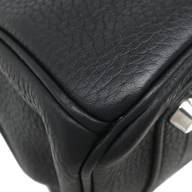 エルメス HERMES バーキン30 ブラック トゴ ハンドバッグ シルバー金具 黒