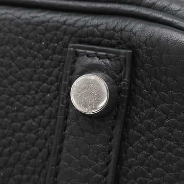 エルメス HERMES バーキン30 ブラック トゴ ハンドバッグ シルバー金具 黒