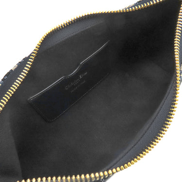 クリスチャン・ディオール Christian Dior 30 モンテーニュ ホーボー S2381UTZQ_M928 ネイビー コットン カーフ テクニカルファブリック ハンドバッグ ゴールド金具 ディオールオブリーク