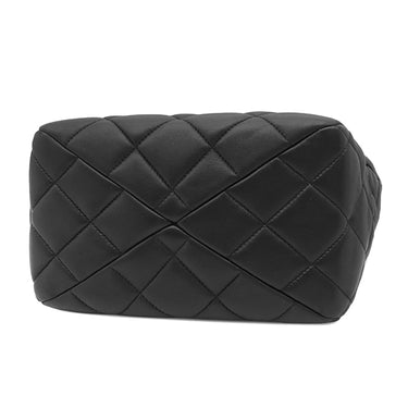 シャネル CHANEL マトラッセ トート ブラック ラムスキン 2WAYバッグ ゴールド金具 黒 ココマーク チェーンショルダー