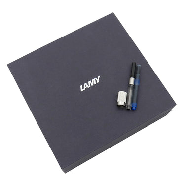 ラミー LAMY ダイアログ 3 L74PBKF ピアノブラック 真鍮 ラッカー K14(ペン先) 万年筆 シルバー金具 新品 未使用 F(細字) K14ペン先 カートリッジ/コンバーター両用式