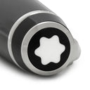 モンブラン Montblanc ボエム ブルー ローラーボール ブラック×シルバー 樹脂系 メタル ボールペン 黒 インク切れ