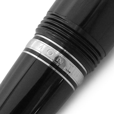 モンブラン Montblanc ボエム ブルー ローラーボール ブラック×シルバー 樹脂系 メタル ボールペン 黒 インク切れ