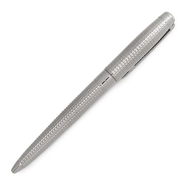 エス・テー・デュポン S.T DUPONT ラインD エタニティ 425014M シルバー 真鍮 ボールペン ギヨシエ 黒インク 筆記確認済 ミディアム