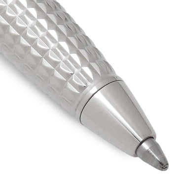 エス・テー・デュポン S.T DUPONT ラインD エタニティ 425014M シルバー 真鍮 ボールペン ギヨシエ 黒インク 筆記確認済 ミディアム
