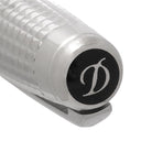 エス・テー・デュポン S.T DUPONT ラインD エタニティ 425014M シルバー 真鍮 ボールペン ギヨシエ 黒インク 筆記確認済 ミディアム