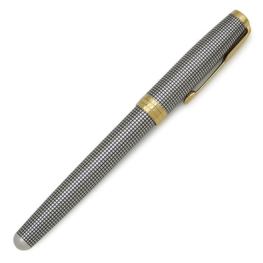 パーカー PARKER ソネット プレミアム シズレGT 1931489 シルバー×ゴールド スターリングシルバー GP K18YG(ペン先) 万年筆 M(中字) カートリッジ コンバーター両用式