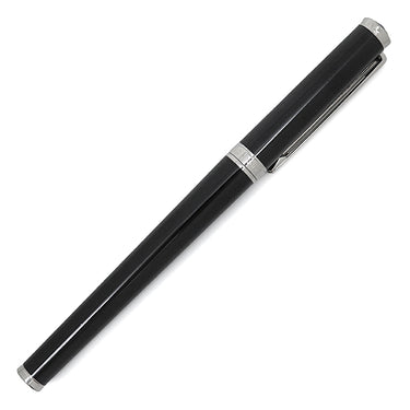 モンブラン Montblanc ノブレス オブリージュ ブラック×シルバー メタル プレシャスレジン ボールペン インク切れ キャップ式
