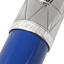 ウォーターマン WATERMAN カレン デラックス コンテンポラリー ブルーST×シルバー ラッカー ボールペン 黒インク F字 細字 ツイスト式
