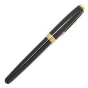 パーカー PARKER ソネット ラックブラックGT 1950550 ブラック×ゴールド 真鍮 ラッカー GP K18(ペン先) 万年筆 F(細字) K18ペン先 カートリッジ/コンバーター両用式