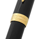 パーカー PARKER ソネット ラックブラックGT 1950550 ブラック×ゴールド 真鍮 ラッカー GP K18(ペン先) 万年筆 F(細字) K18ペン先 カートリッジ/コンバーター両用式