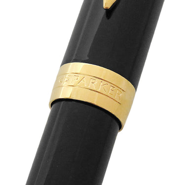 パーカー PARKER ソネット ラックブラックGT 1950550 ブラック×ゴールド 真鍮 ラッカー GP K18(ペン先) 万年筆 F(細字) K18ペン先 カートリッジ/コンバーター両用式