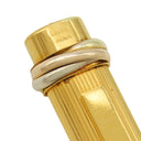 カルティエ Cartier トリニティ ゴールド GP ボールペン キャップ式 インク切れ